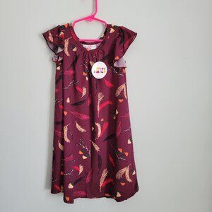 Dot Dot Smile Dress Girl's 3T/4T  Toddler Purple Acorn Twirl Swing NWT